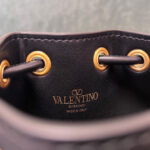 Valentino Mini Vlogo Signature Bucket Bag In Nappa Leather